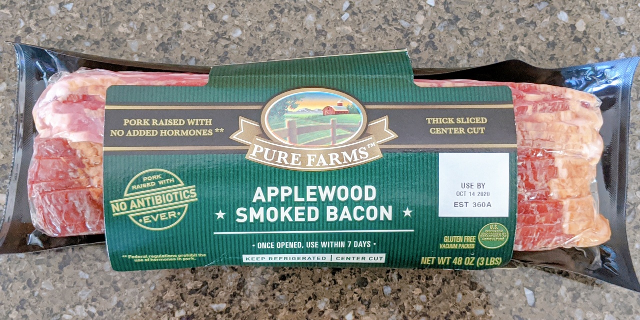 Pure Farms Thick Cut Smoked Bacon
