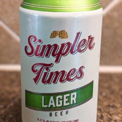 SIMPLER TIMES BREWING CO. LAGER BEER