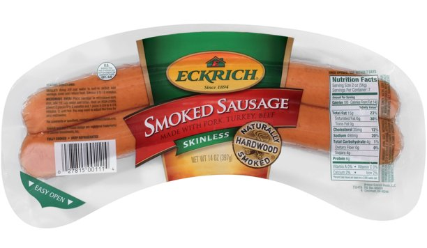 Eckrich Skinless Smoked Sausage, 14oz