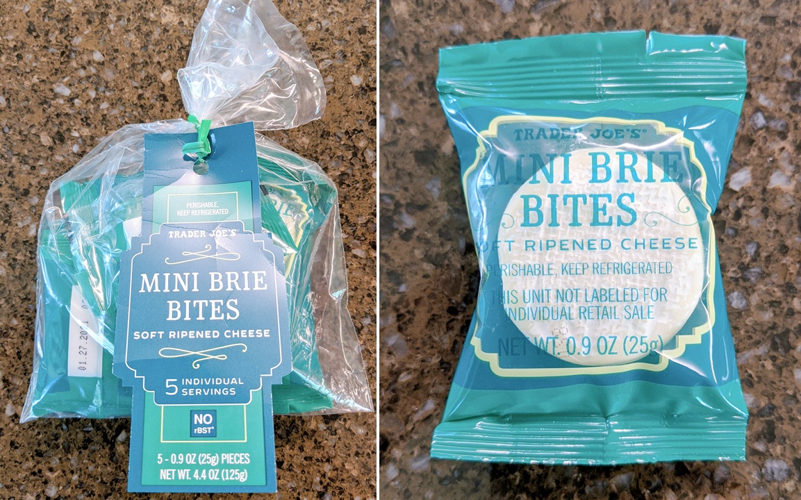 ブリーチーズ Trader Joe's Mini Brie Bites