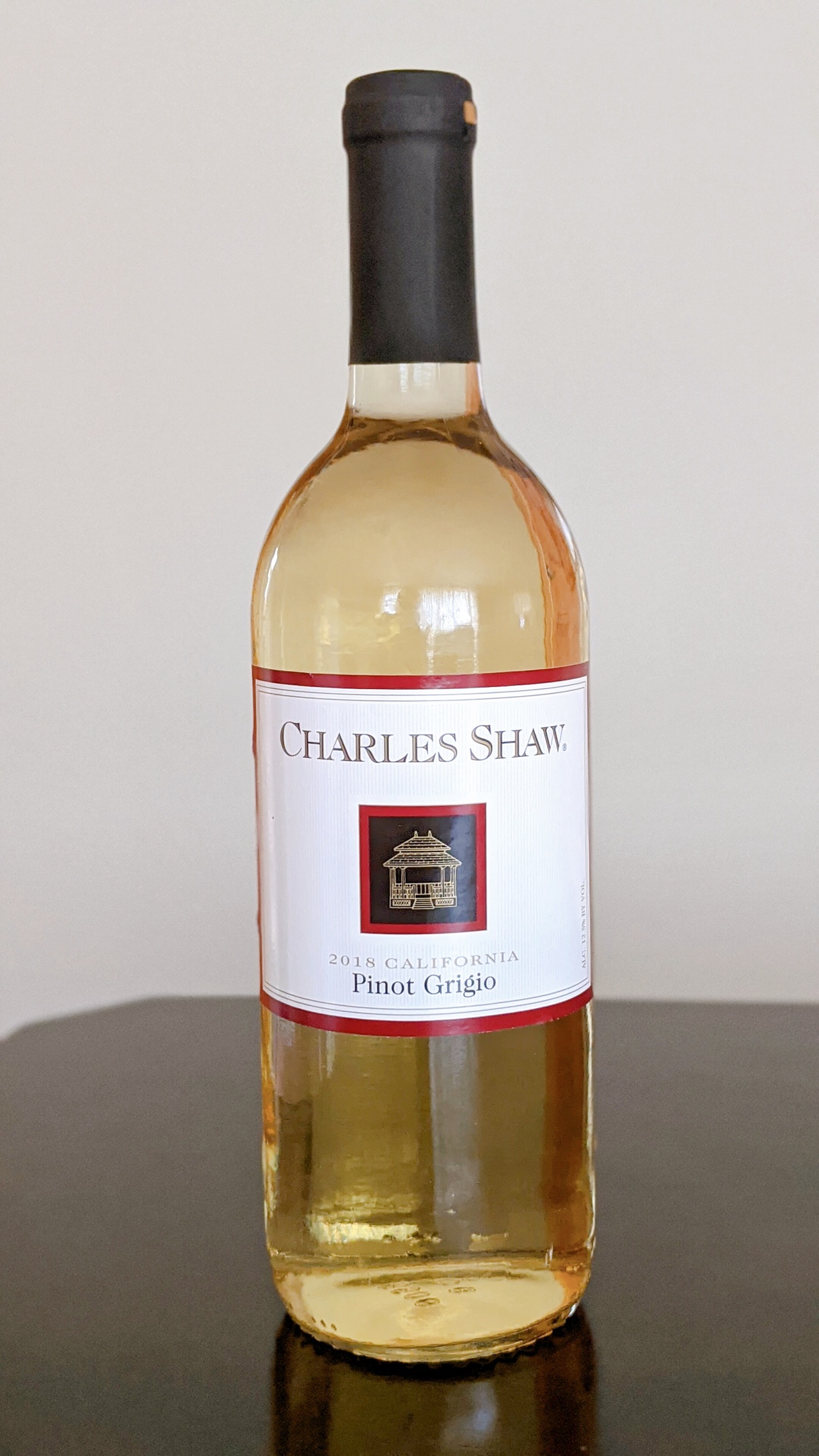 Trader Joe's Charles Shaw Pinot Grigio 2018