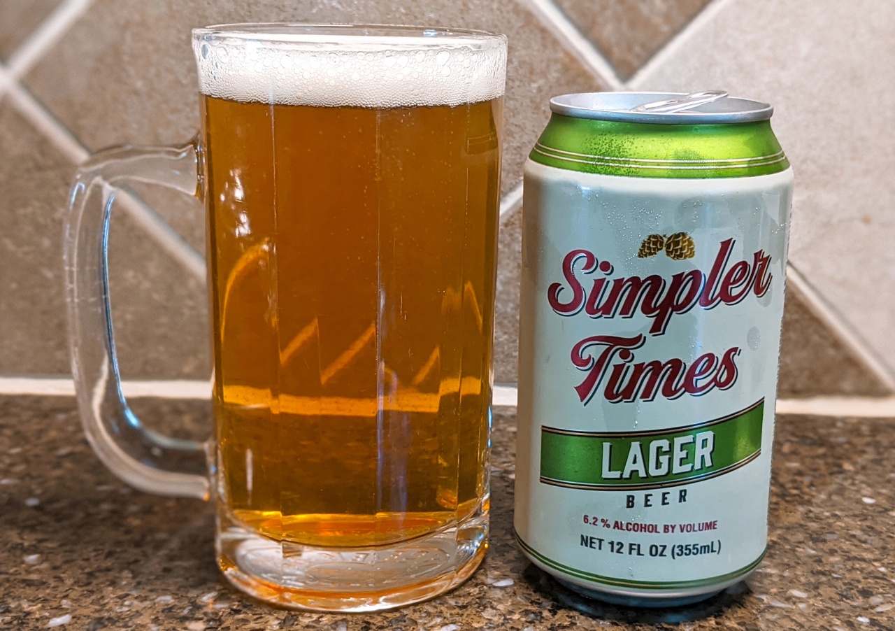 SIMPLER TIMES BREWING CO. LAGER BEER