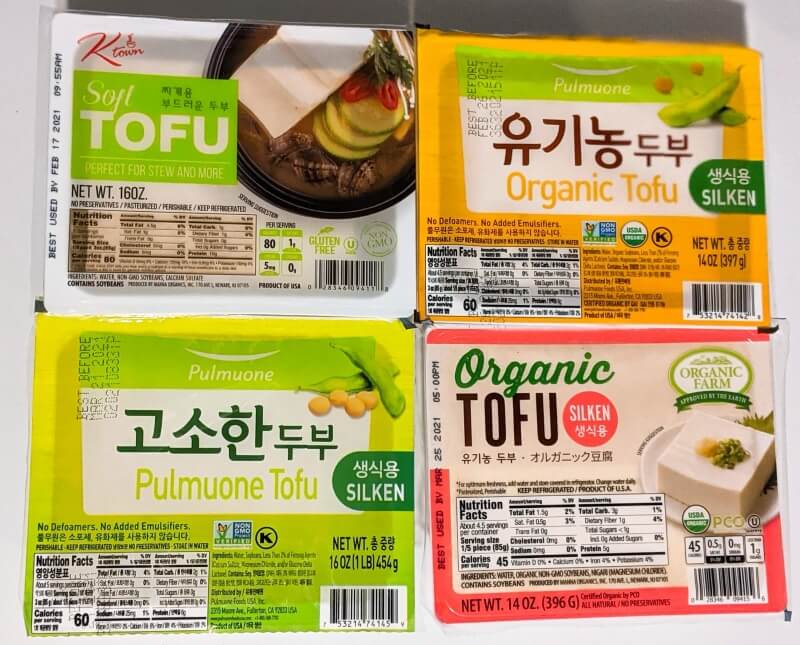 韓国の豆腐