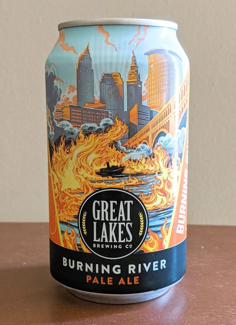 GREAT LAKES BREWING CO - BURNING RIVER PALE ALE