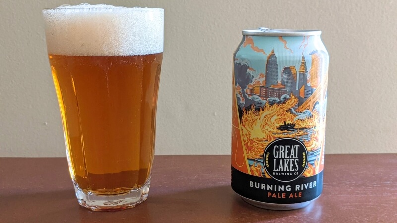 GREAT LAKES BREWING CO - BURNING RIVER PALE ALE