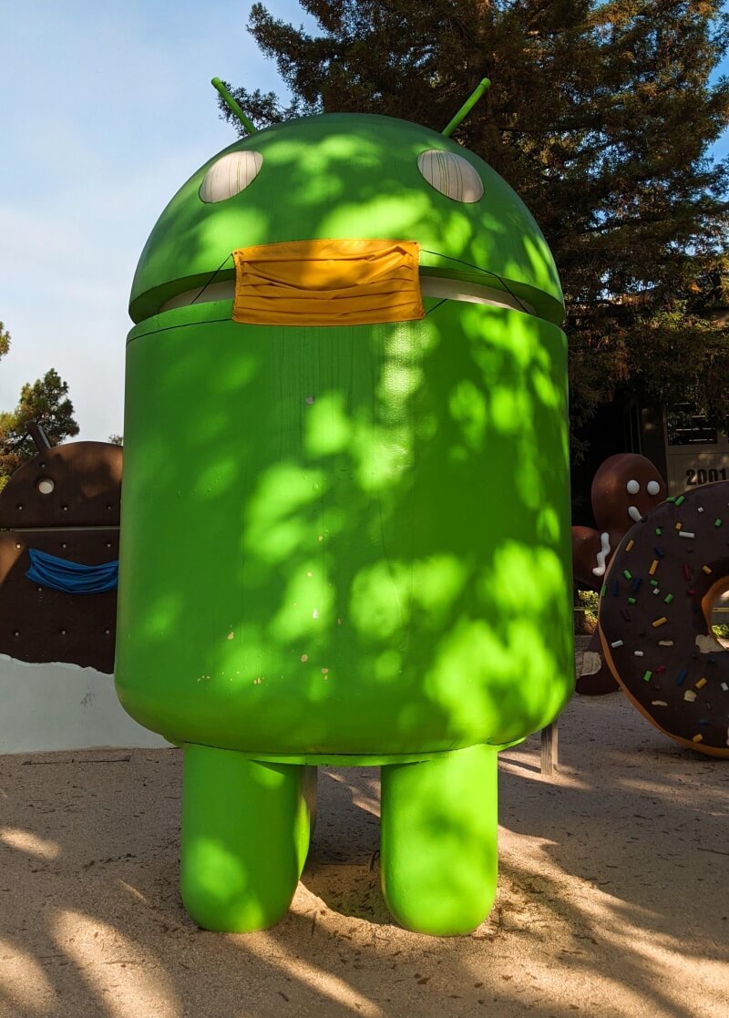 Google Android Statues Square